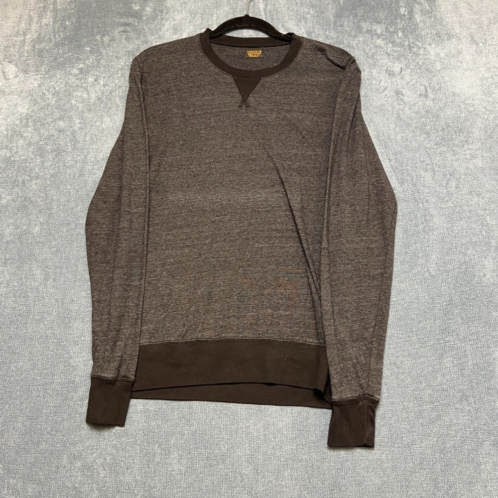 Civilianaire Knitwear Sweater Men XS Heather Gray Pullover Crew Neck Winter Cozy